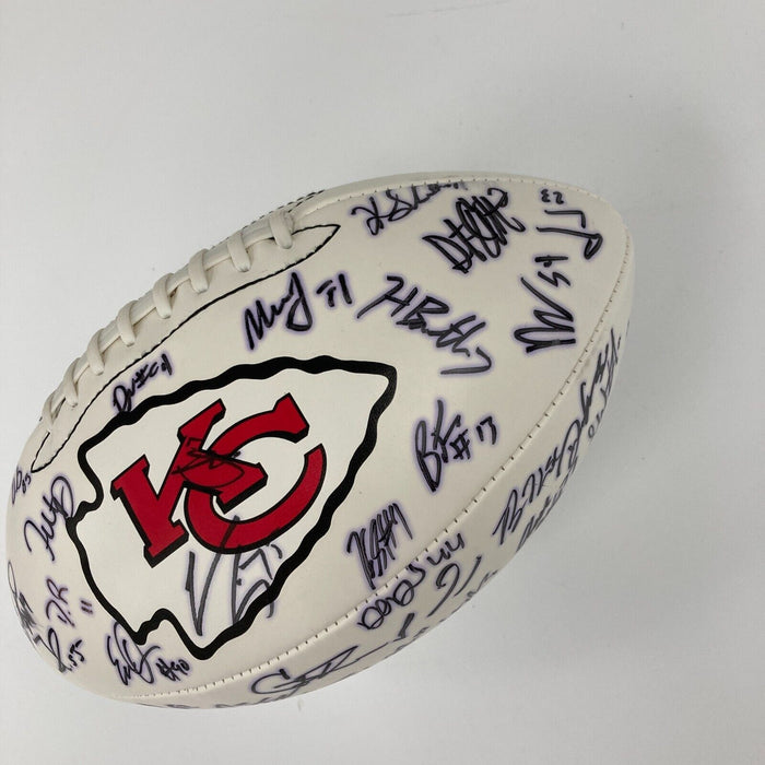 2019 Kansas City Chiefs Super Bowl Champs Team Signed Football Patrick Mahomes