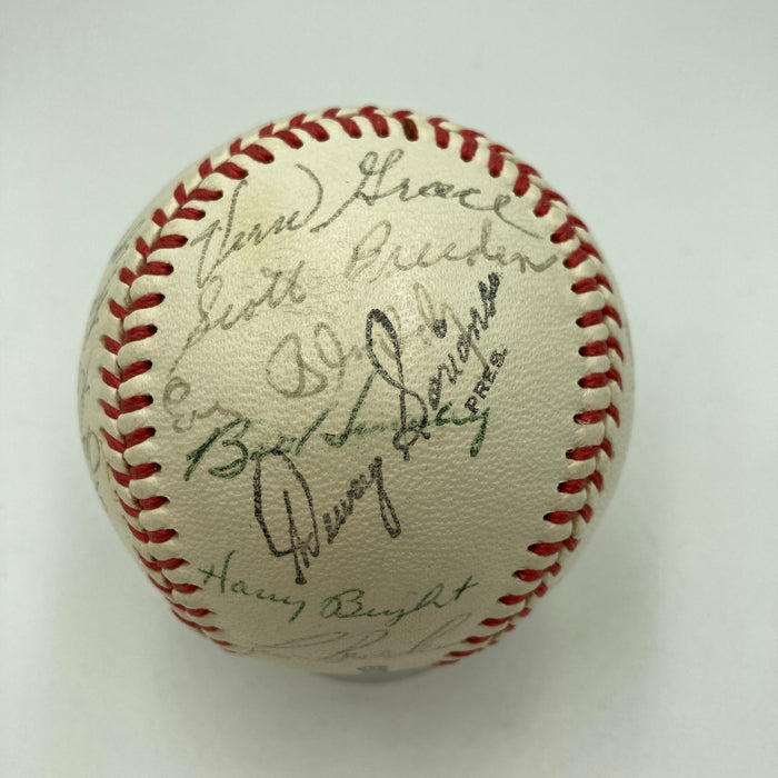 1965 Salt Lake Bears Team Signed Baseball Stan Hack Bobby Cox PSA DNA COA