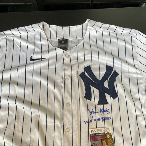 John Sterling "Voice Of The Yankees" Signed New York Yankees Jersey JSA COA