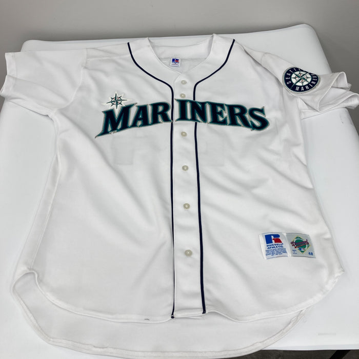 Ken Griffey Jr. Signed 1990's Russell Seattle Mariners Authentic Jersey JSA COA