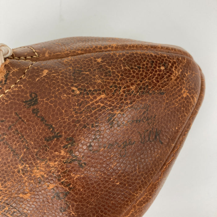 1929 Notre Dame Fighting Irish Undefeated Champs Team Signed Football JSA