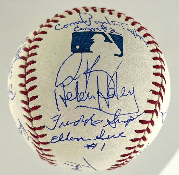 Tom Hanks A League of Their Own Cast Signed Baseball 15 Sigs JSA Certified