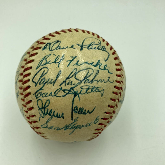 1957 Chicago White Sox Team Signed Autographed Baseball With Nellie Fox