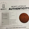 1960-61 Boston Celtics NBA Champs Team Signed Vintage Basketball Beckett COA