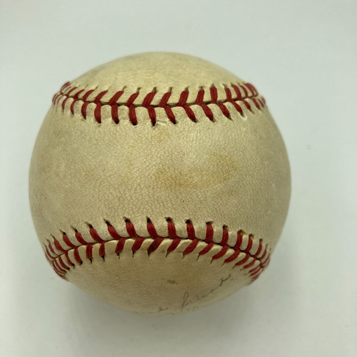 Joe Dimaggio Signed 1944 World War 2 Official National League Baseball JSA COA