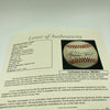 Beautiful Willie Mays Signed 1940's National League Frick Baseball With JSA COA
