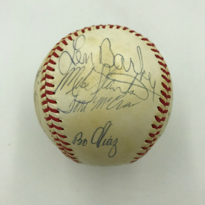 1980 Cleveland Indians Team Signed Autographed American League Baseball