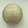 1955 Brooklyn Dodgers W.S. Champs Team Signed Baseball Jackie Robinson JSA COA
