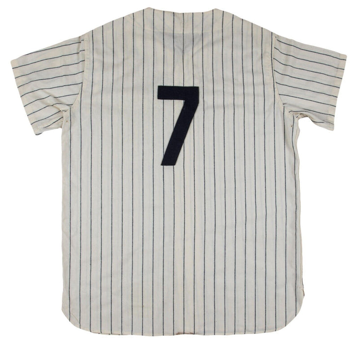 Mickey Mantle Signed 1951 New York Yankees Rookie Game Model Jersey Be Showpieces Sports