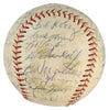 1957 Milwaukee Braves World Series Champs Team Signed Baseball JSA COA