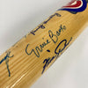 Beautiful Chicago Cubs Legends Multi Signed Cooperstown Bat Ernie Banks JSA COA