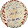 Joe Dimaggio 1976 Old Timers Multi Signed Game Used American League Baseball PSA