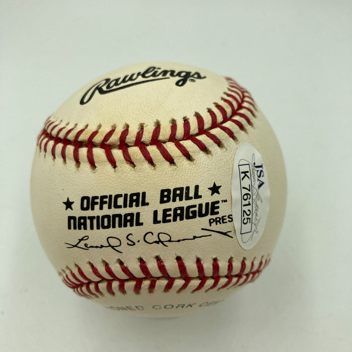 Pete Rose #4256 Signed Official National League Baseball JSA