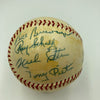 Mickey Cochrane Red Faber Ray Schalk Ed Walsh 1950's HOF Signed Baseball JSA COA