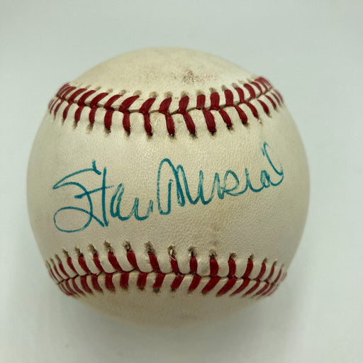 Stan Musial Signed Official National League Baseball JSA COA