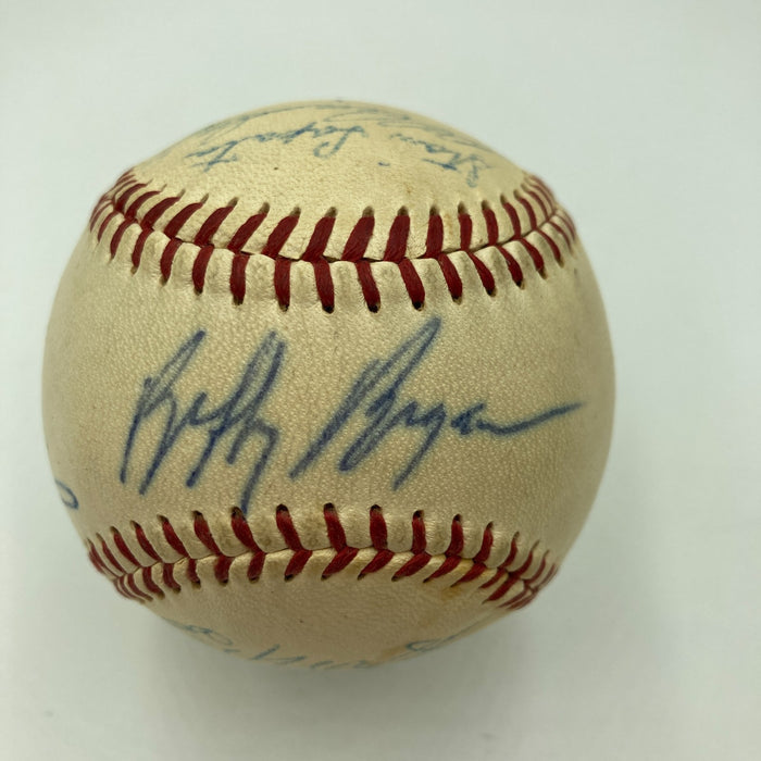 1963 Milwaukee Braves Team Signed National League Baseball JSA COA