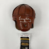 Larry Kelley 1936 Heisman Trophy Yale Signed Vintage Leather Mini Helmet JSA COA