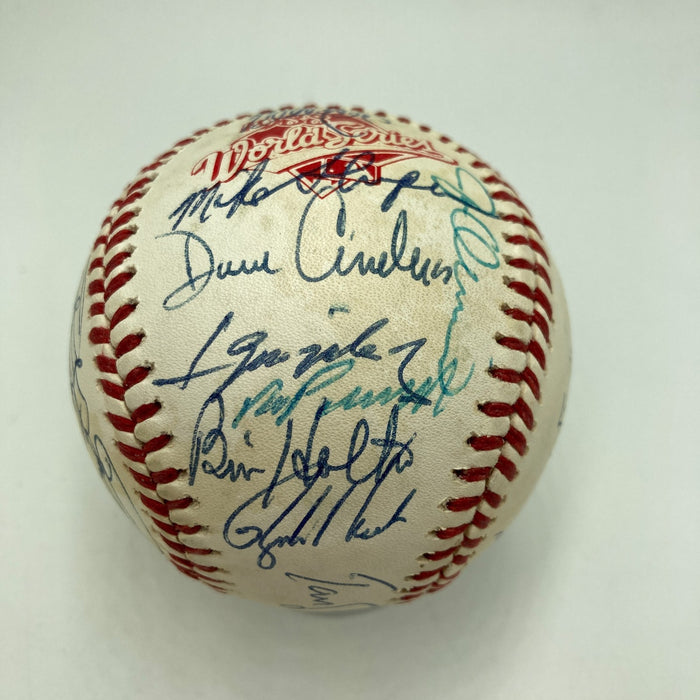 1988 Los Angeles Dodgers World Series Champs Team Signed W.S. Baseball PSA DNA