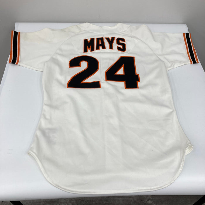Willie Mays Signed San Francisco Giants Rawlings Game Model Jersey JSA COA