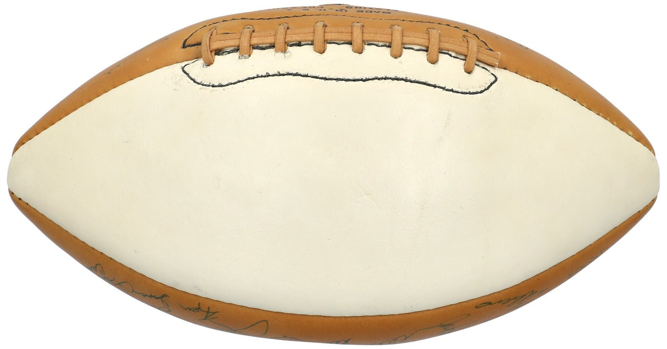 1966 Los Angeles Rams Team Signed Vintage Rawlings Football PSA DNA COA