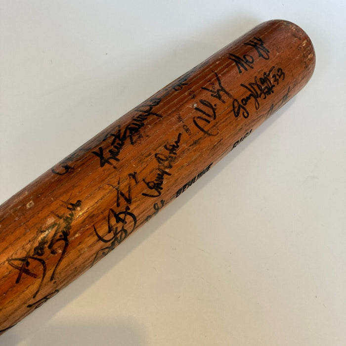 1993 Colorado Rockies Inaugural Season Team Signed Game Used Baseball Bat JSA