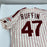 Larry Anderson Bruce Ruffin Game Used Philadelphia Phillies Jersey MEARS A10