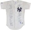 1998 New York Yankees Team Signed World Series Jersey Derek Jeter PSA DNA COA