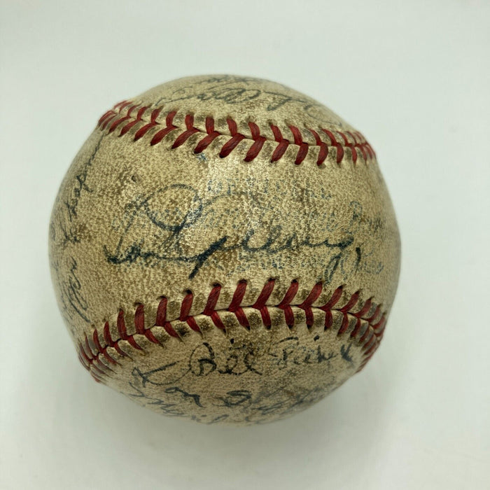 Babe Ruth & Lou Gehrig 1934 New York Yankees Team Signed Baseball JSA COA