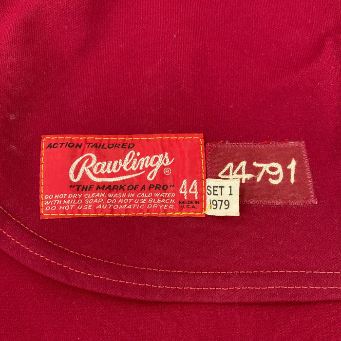 Tim McCarver 1979 Saturday Night Special Phillies Game Used Jersey MEARS A10