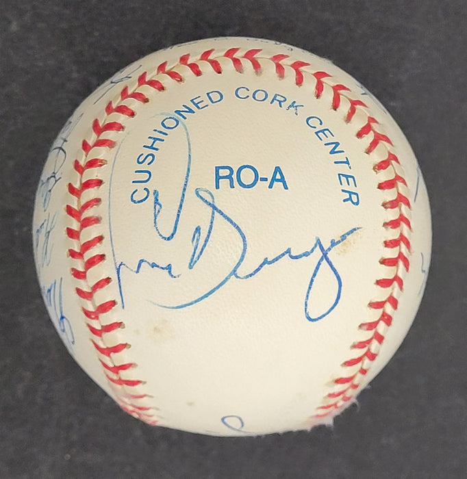 1987 Minnesota Twins World Series Champs Team Signed Baseball JSA COA