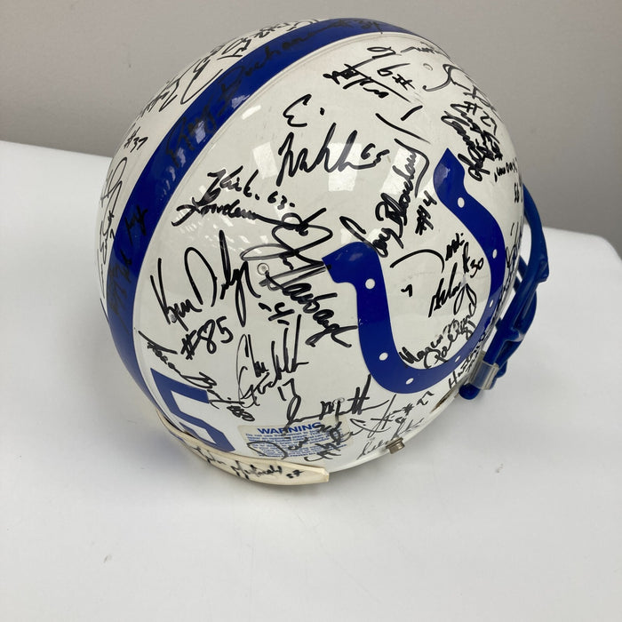 1995 Indianapolis Colts Team Signed Authentic Game Issued Helmet JSA COA