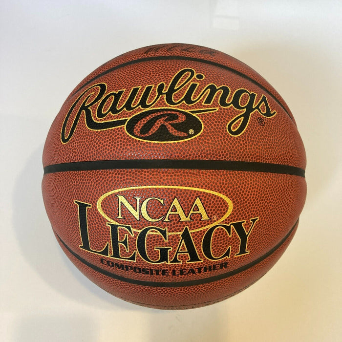 John Wooden "UCLA" Signed Rawlings NCAA Basketball JSA COA