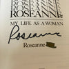 Roseanne Signed Autographed My Life As A Woman Book With JSA COA