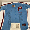 1980 Philadelphia Phillies World Series Champs Team Signed Jersey JSA COA