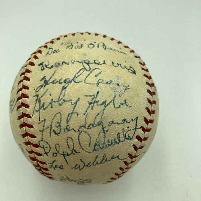 Stunning 1942 Brooklyn Dodgers Team Official National League Baseball JSA COA
