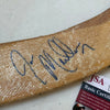 Joe Mullen Signed 1992 Game Used Canadian Hockey Stick Penguins JSA COA
