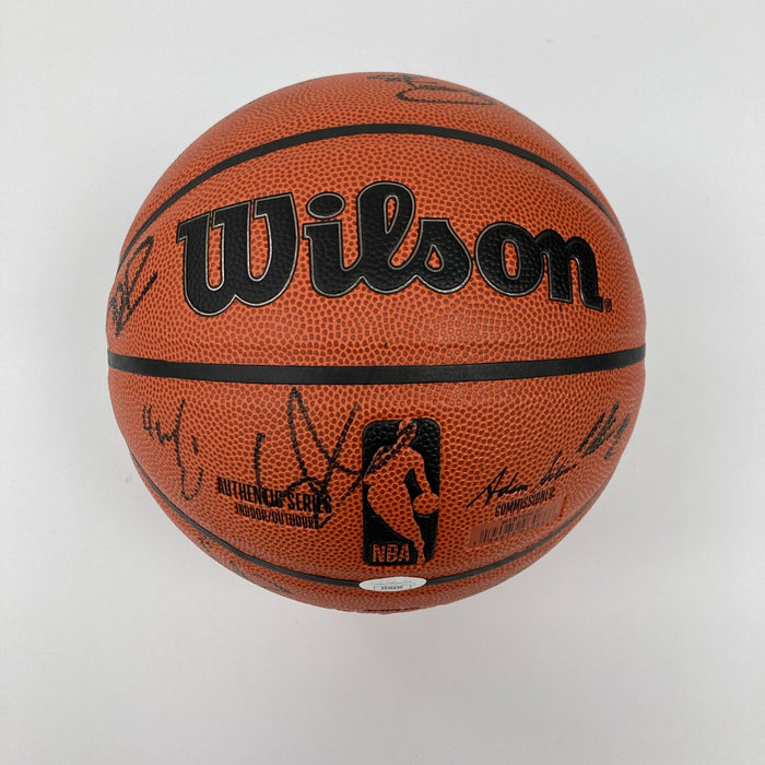 2021 Los Angeles Clippers Team Signed Basketball JSA COA