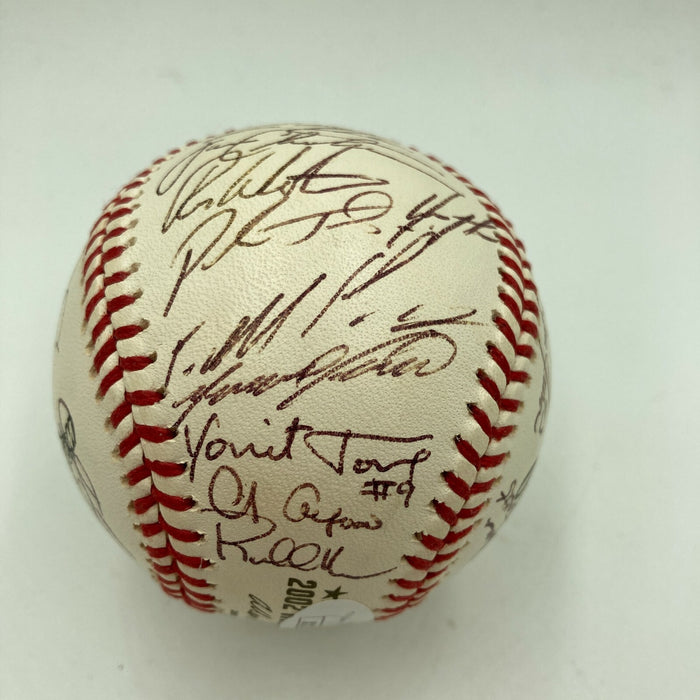 2002 San Francisco Giants NL Champs Team Signed World Series Baseball JSA COA