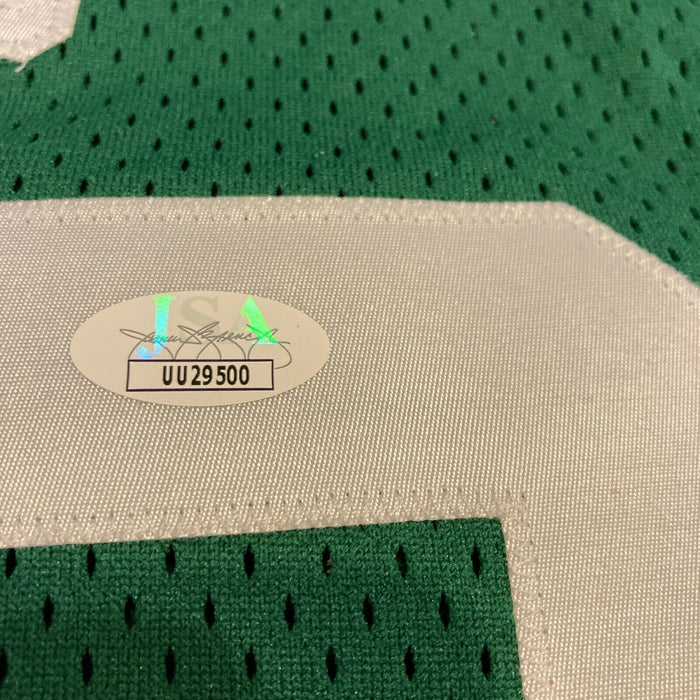 Larry Bird Signed Authentic Champion Boston Celtics Jersey With JSA COA