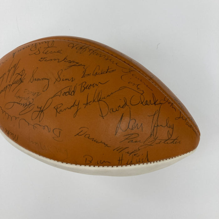 1978 Nebraska Cornhuskers Big 8 Champs Team Signed Football 40+ Sigs JSA COA