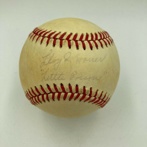 Lloyd Waner "Little Poison" Signed Autographed National League Baseball