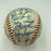 Stunning  1956-1957 Milwaukee Braves Team Signed NL Baseball Hank Aaron JSA COA