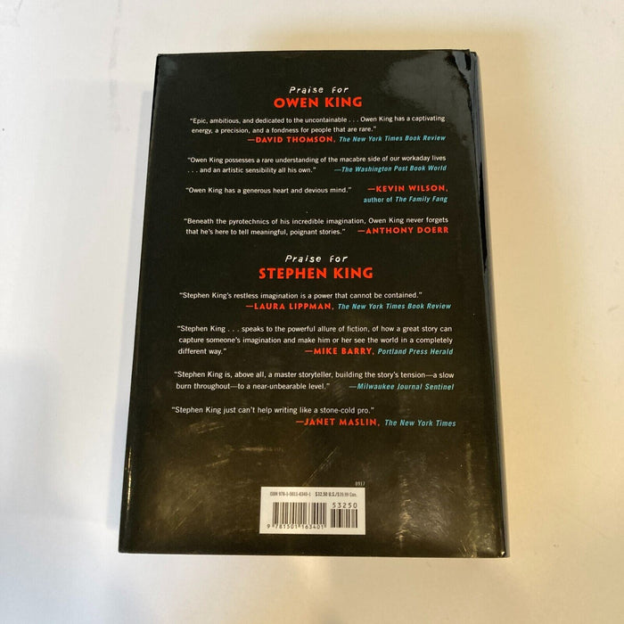 Stephen King & Owen King Signed Sleeping Beauties Book JSA COA