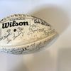 NFL Hall Of Fame Multi Signed Wilson Football 40+ Sigs With Tom Landry JSA COA