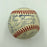 Joe Dimaggio Rube Marquard Frankie Frisch New York Legends Signed Baseball JSA