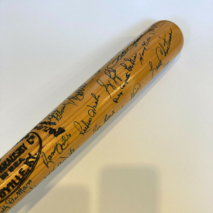 Beautiful 1980 Philadelphia Phillies World Series Champs Team Signed Bat JSA COA