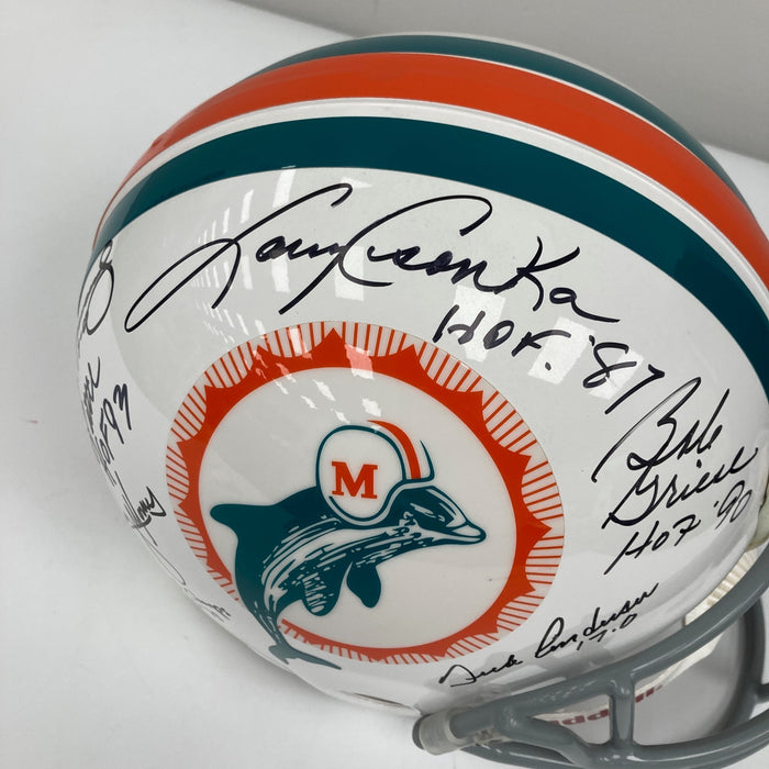 1972 Miami Dolphins Super Bowl Champs Multi Signed Full Size Helmet Steiner COA