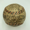Babe Ruth 1920 Single Signed Official Game Baseball PSA DNA COA