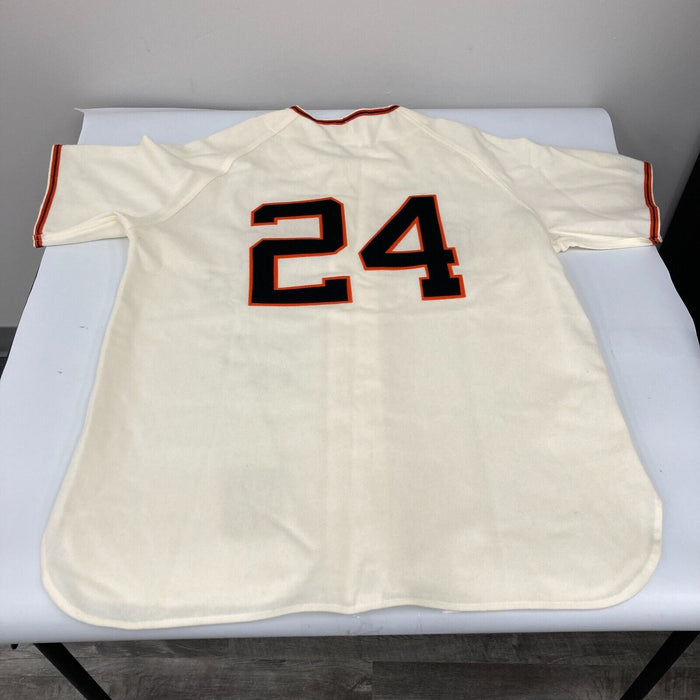 Willie Mays "Say Hey, HOF 79" Signed San Francisco Giants STAT Jersey JSA COA