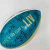 2019 Kansas City Chiefs Super Bowl LIV Champs Team Signed Football JSA Mahomes